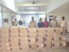 Chandauli: Chandauli police recovered liquor during Bihar elections.