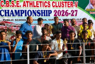 CBSE Cluster-5 Athletics: Seth MR Jaipuria School, Padao emerges as overall champion; triumphs with a total of 12 medals.