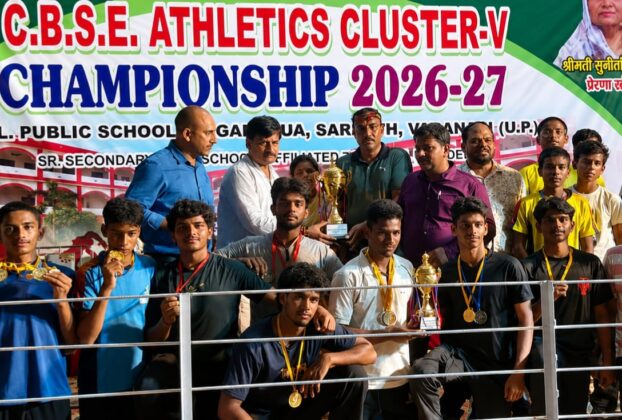 CBSE Cluster-5 Athletics: Seth MR Jaipuria School, Padao emerges as overall champion; triumphs with a total of 12 medals.